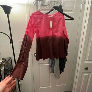 DOROTHEA DIP-DYED BLOUSE